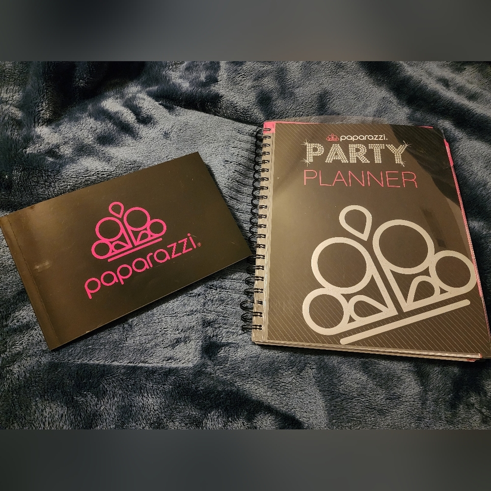 New Paparazzi Black and Pink Event Planner And Receipt Book